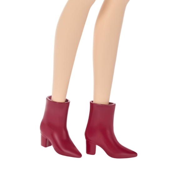 Imagine BARBIE FASHIONISTAS PAPUSA BARBIE BRUNETA CU ROCHIE LEOPARD ROZ