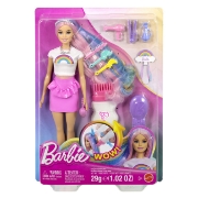 Imagine BARBIE SET PAPUSA BARBIE CU PAR STRALUCITOR CURCUBEU SI ACCESORII 