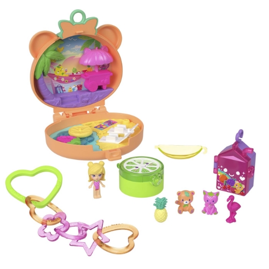 Imagine POLLY POCKET SET GENTUTA ANIMALUT URSULET ROZ CU ACCESORII