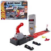 Imagine HOT WHEELS RACING CIRCUIT DE CURSE GRID START FORMULA 1 CU 2 MASINUTE INCLUSE