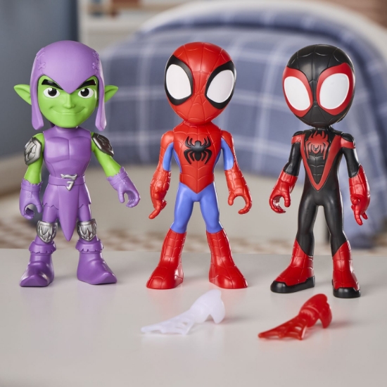 Imagine SPIDEY SI PRIETENII LUI UIMITORI MARVEL SET 3 FIGURINE SI ACCESORII