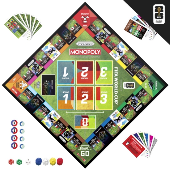 Imagine JOC MONOPOLY FIFA WORLD CUP IN LIMBA ENGLEZA