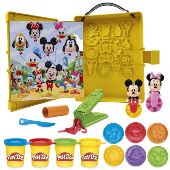 Imagine PLAY DOH DISNEY JR CLUBUL LUI MICKEY MOUSE SET MODELEAZA O POVESTE