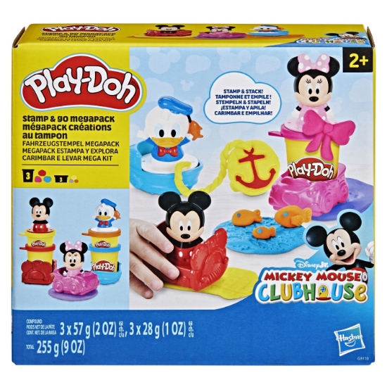 Imagine PLAY DOH DISNEY JR CLUBUL LUI MICKEY MOUSE SET STAMPILEAZA SI PLEACA MEGAPACK
