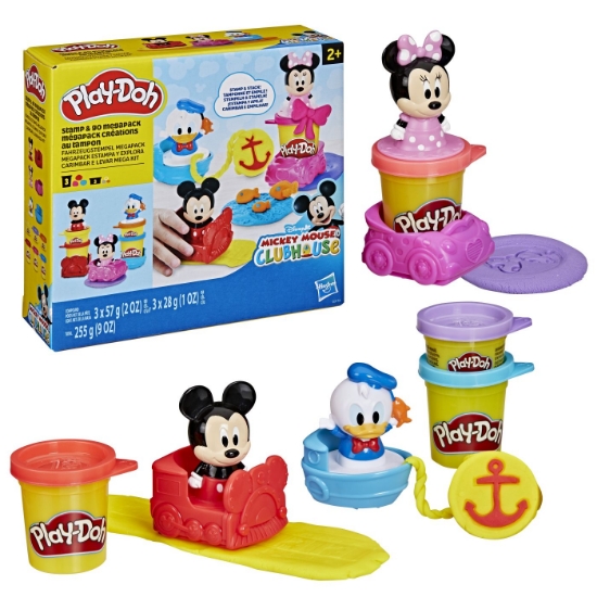 Imagine PLAY DOH DISNEY JR CLUBUL LUI MICKEY MOUSE SET STAMPILEAZA SI PLEACA MEGAPACK