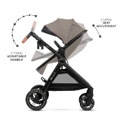 Imagine CARUCIOR KINDERKRAFT ESME PRO, 3 IN 1, SAND BEIGE