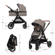 Imagine CARUCIOR KINDERKRAFT ESME PRO, 3 IN 1, SAND BEIGE