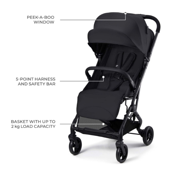Imagine CARUCIOR SPORT KINDERKRAFT INDY3, COAL BLACK