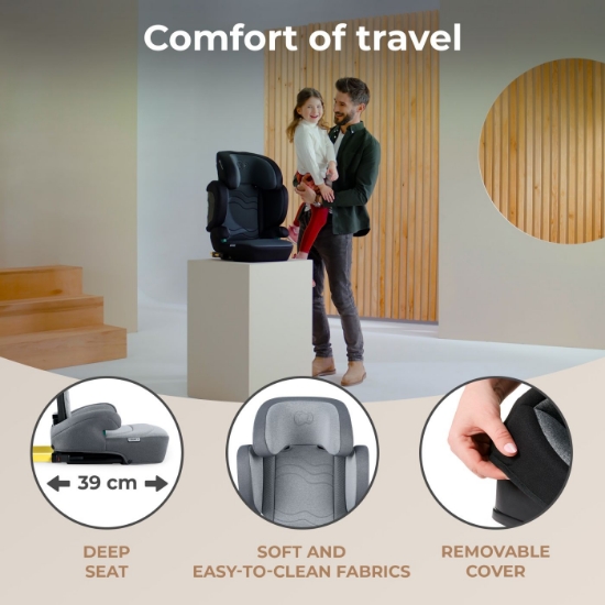 Imagine SCAUN AUTO KINDERKRAFT XPAND 2 I-SIZE 100-150 CM, ROCKET GREY