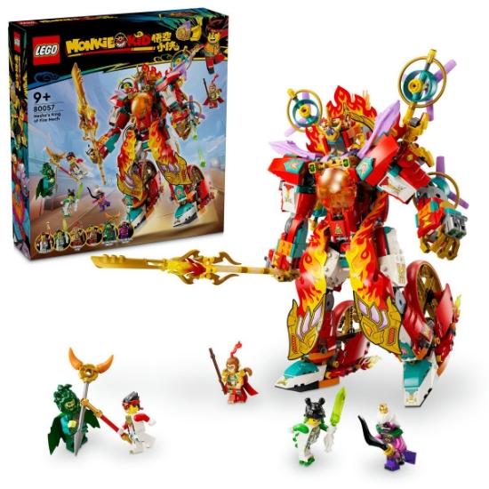 Imagine LEGO MONKIE KID ROBOTUL CU INEL DE FOC AL LUI NEZHA 80057 