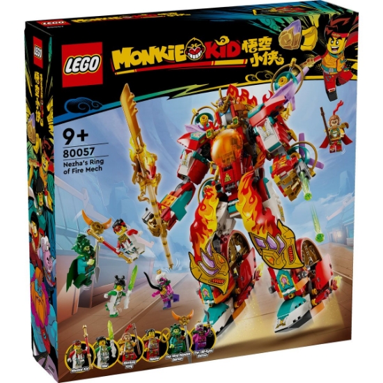 Imagine LEGO MONKIE KID ROBOTUL CU INEL DE FOC AL LUI NEZHA 80057 
