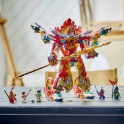 Imagine LEGO MONKIE KID ROBOTUL CU INEL DE FOC AL LUI NEZHA 80057 