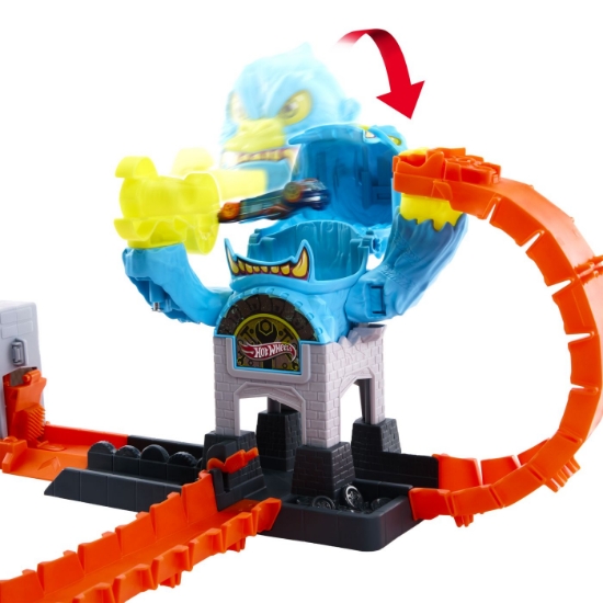 Imagine HOT WHEELS CITY PISTA INAMICILOR ATACUL GORILEI