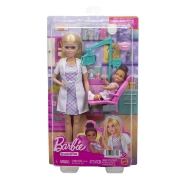 Imagine BARBIE SET DE JOACA PAPUSA BARBIE BLONDA FACE CARIERA DENTIST