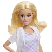 Imagine BARBIE SET DE JOACA PAPUSA BARBIE BLONDA FACE CARIERA DENTIST