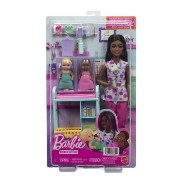 Imagine BARBIE SET DE JOACA PAPUSA BARBIE BRUNETA FACE CARIERA MEDIC PEDIATRU