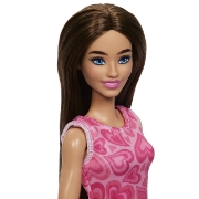 Imagine BARBIE SET DE JOACA PAPUSA BARBIE BRUNETA CU ROCHIE ROZ FACE CARIERA PROFESOARA