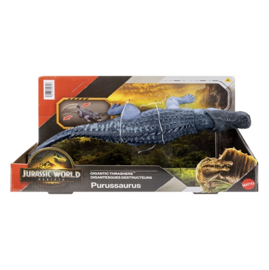 Imagine JURASSIC WORLD RENASTEREA DINOZAUR GIGANTIC PURUSSAURUS INTERACTIV