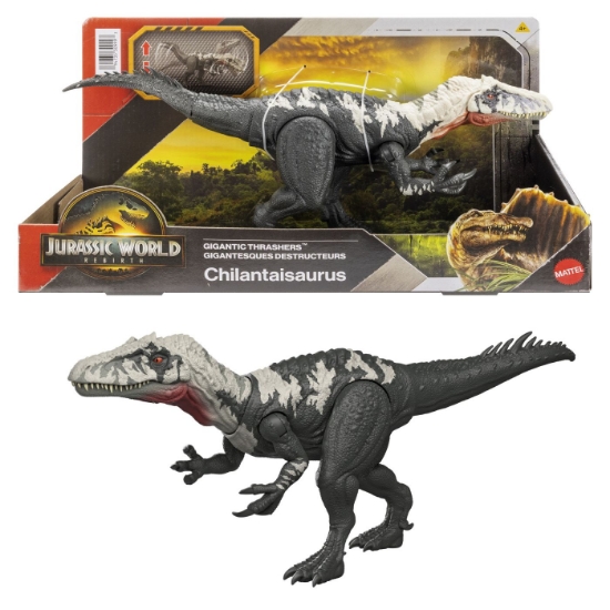 Imagine JURASSIC WORLD RENASTEREA DINOZAUR GIGANTIC CHILANTAISAURUS INTERACTIV 
