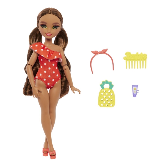 Imagine BARBIE DREAM BESTIES PAPUSA BARBIE TERESA LA PLAJA CU ACCESORII