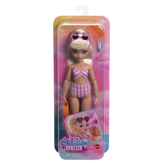 Imagine BARBIE DREAM BESTIES PAPUSA BARBIE MALIBU LA PLAJA CU ACCESORII