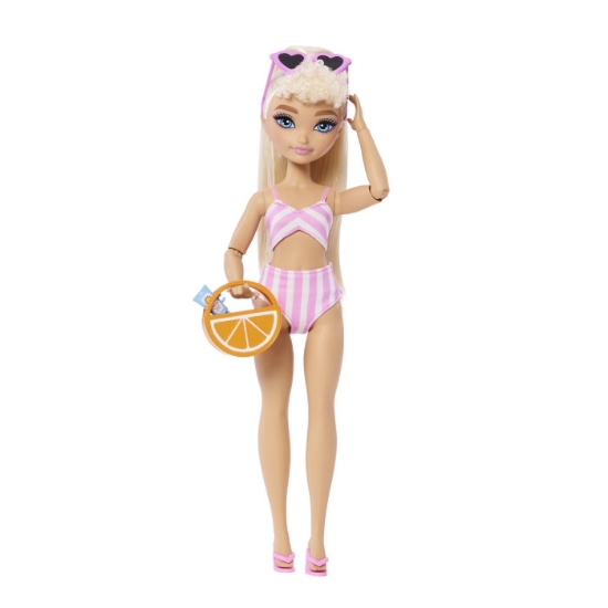 Imagine BARBIE DREAM BESTIES PAPUSA BARBIE MALIBU LA PLAJA CU ACCESORII