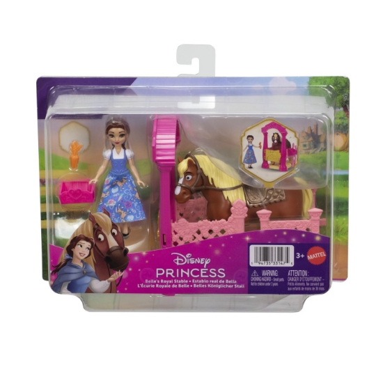 Imagine DISNEY PRINCESS SET DE JOACA GRAJDUL REGAL AL LUI BELLE PAPUSA SI ACCESORII