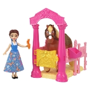 Imagine DISNEY PRINCESS SET DE JOACA GRAJDUL REGAL AL LUI BELLE PAPUSA SI ACCESORII