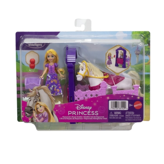 Imagine DISNEY PRINCESS SET DE JOACA GRAJDUL REGAL AL LUI RAPUNZEL PAPUSA SI ACCESORII