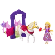 Imagine DISNEY PRINCESS SET DE JOACA GRAJDUL REGAL AL LUI RAPUNZEL PAPUSA SI ACCESORII