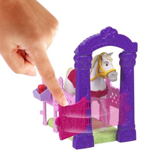 Imagine DISNEY PRINCESS SET DE JOACA GRAJDUL REGAL AL LUI RAPUNZEL PAPUSA SI ACCESORII