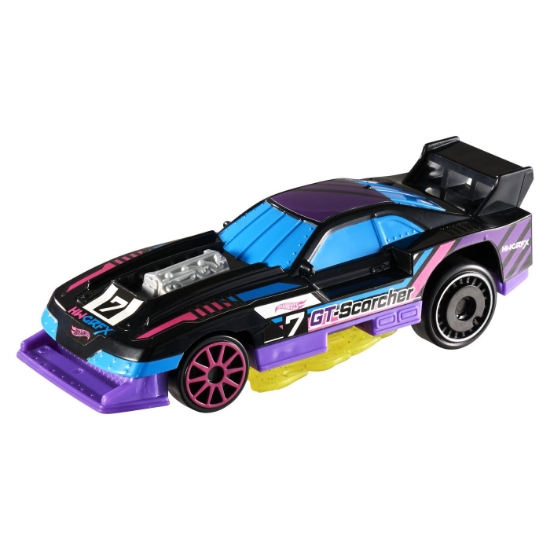 Imagine HOT WHEELS LETS RACE ACTIVATE MASINUTA GT SCORCHER  SCARA 1 LA 32