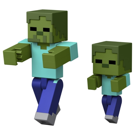 Imagine MINECRAFT REDSTONE CHARGED SET CAPCANA CU SAGETI PENTRU ZOMBI FIGURINA CU ACCESORII