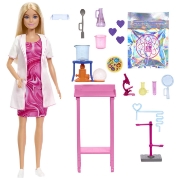 Imagine BARBIE SET DE JOACA PAPUSA BARBIE FACE CARIERA OM DE STIINTA