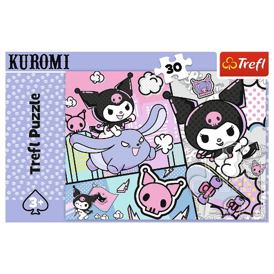 Imagine PUZZLE TREFL 30 DISTRACTIE CU KUROMI 