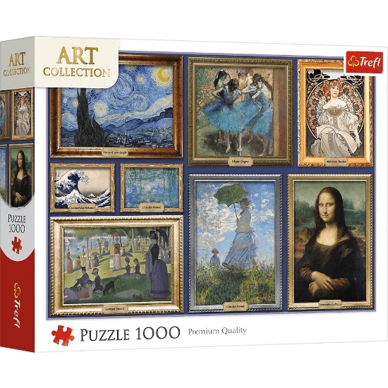 Imagine PUZZLE TREFL 1000 ART COLLECTION O COLECTIE DE CAPODOPERE DE ARTA