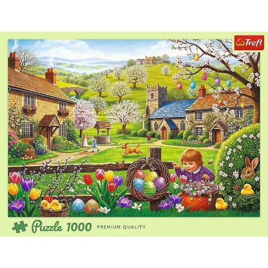 Imagine PUZZLE TREFL 1000 VANATOARE DE OUA DE PASTE