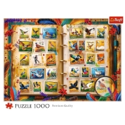 Imagine PUZZLE TREFL 1000 COLECTIA DE TIMBRE ATLASUL PASARILOR