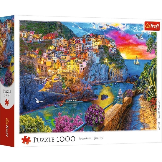 Imagine PUZZLE TREFL 1000 O PLIMBARE DE SEARA PRIN CINQUE TERRE
