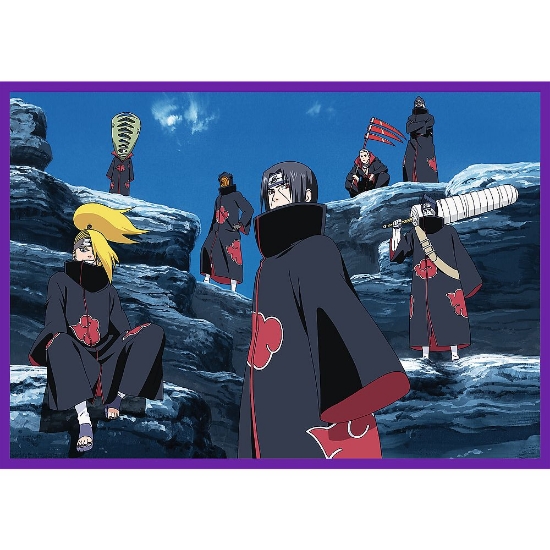 Imagine PUZZLE TREFL 4X250 NARUTO SHIPPUDEN AVENTURILE LUI NARUTO UZUMAKI 