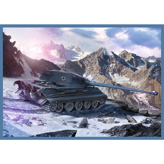 Imagine PUZZLE TREFL 4X250 WORLD OF TANKS BATALIE GROZAVA CU TANCURI