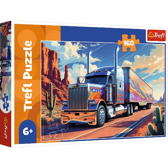 Imagine PUZZLE TREFL 160 CAMION PE DRUM