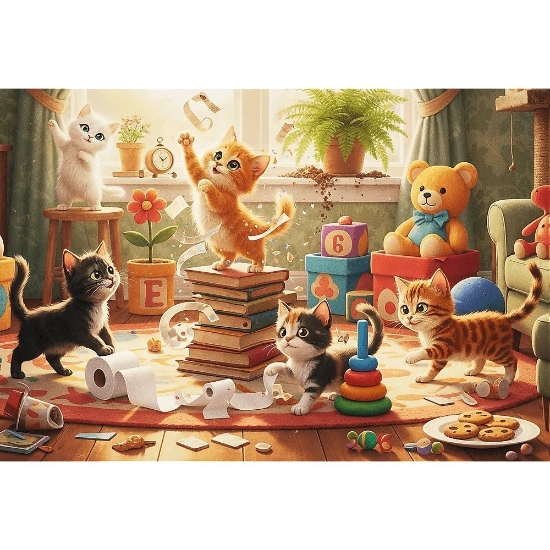 Imagine PUZZLE TREFL 160 POFTELE PISICII