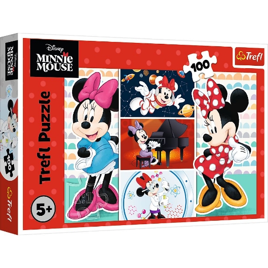 Imagine PUZZLE TREFL 100 DISNEY MINNIE MOUSE AMUZANTA