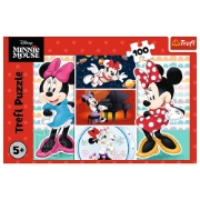 Imagine PUZZLE TREFL 100 DISNEY MINNIE MOUSE AMUZANTA