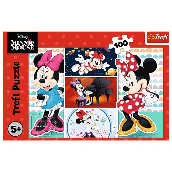 Imagine PUZZLE TREFL 100 DISNEY MINNIE MOUSE AMUZANTA