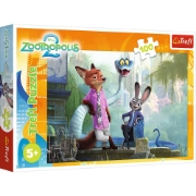 Imagine PUZZLE TREFL 100 DISNEY ZOOTROPOLIS SECRETELE ZOOTOPIA 