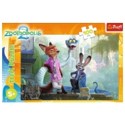 Imagine PUZZLE TREFL 100 DISNEY ZOOTROPOLIS SECRETELE ZOOTOPIA 