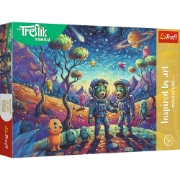 Imagine PUZZLE TREFL 100 FAMILIA TREFLIK INSPIRAT DE ARTA FANTEZII COSMICE