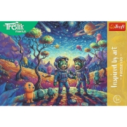 Imagine PUZZLE TREFL 100 FAMILIA TREFLIK INSPIRAT DE ARTA FANTEZII COSMICE